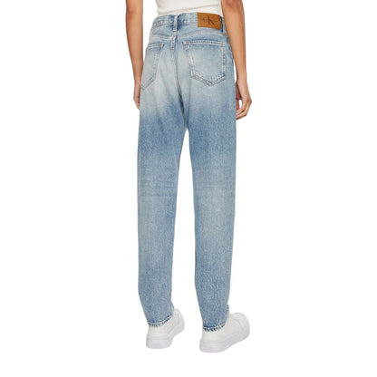 Calvin Klein Jeans Light Blue Cotton Skinny Jeans