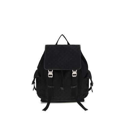 Gucci Black Fabric Backpack