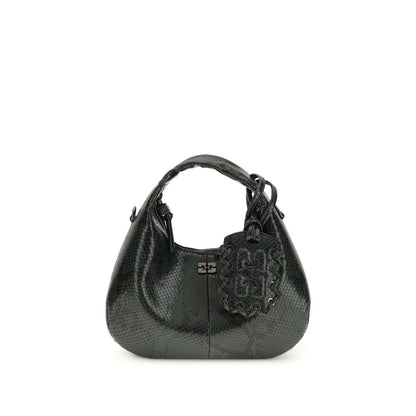 Ganni Black Recycled Polyester Handbag