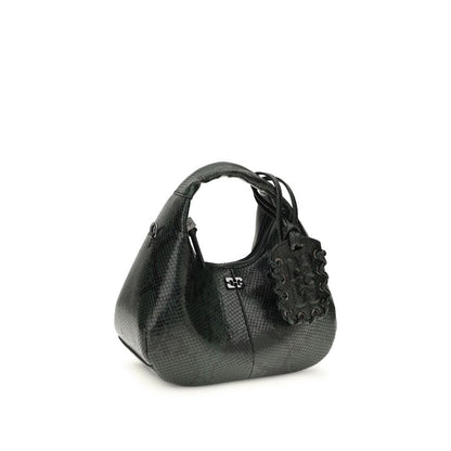 Ganni Black Recycled Polyester Handbag