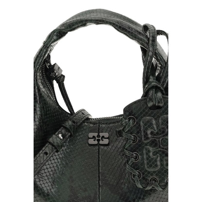 Ganni Black Recycled Polyester Handbag