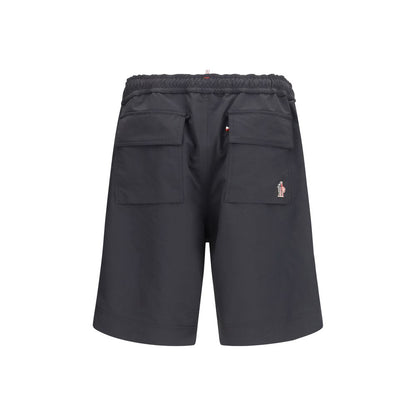 Moncler Grenoble Black Polyester Bermuda Shorts