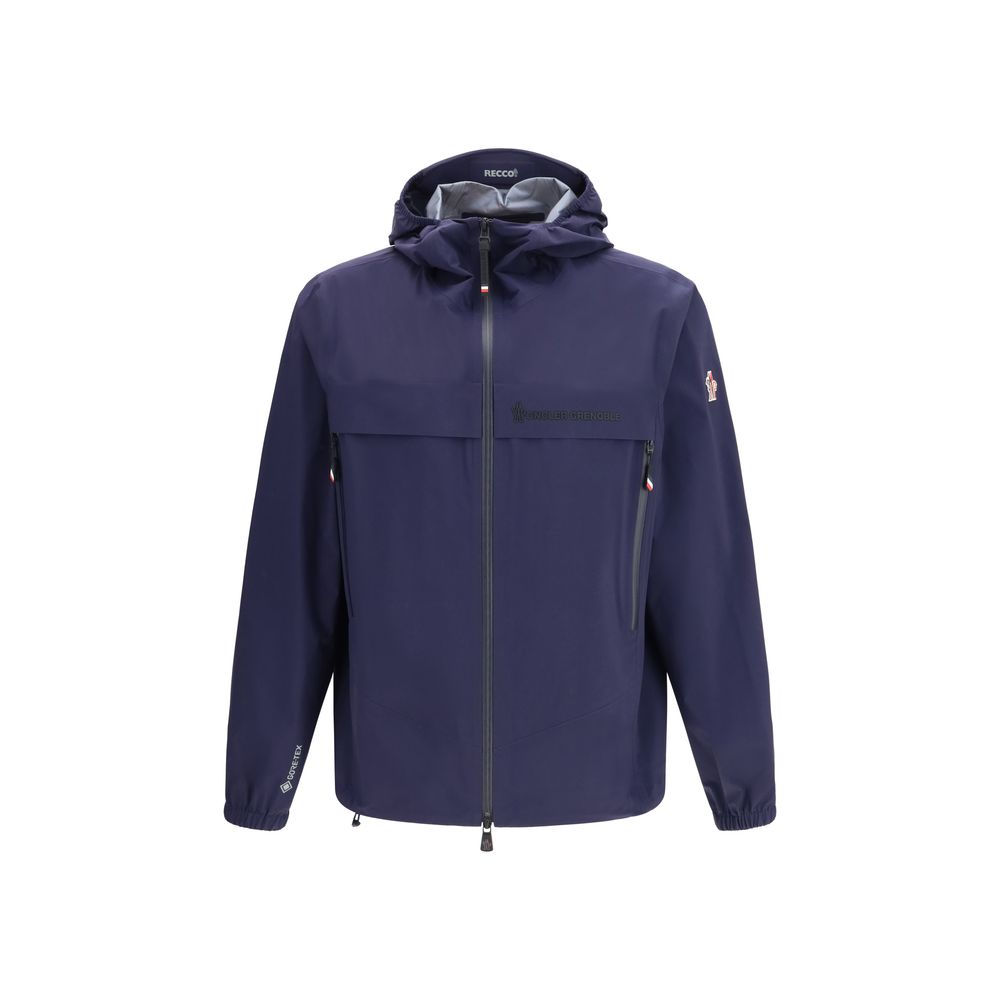 Moncler Grenoble Blue Polyamide Shell Jacket