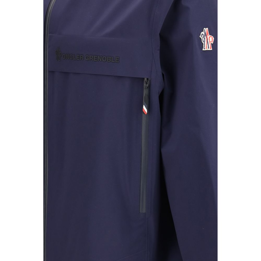 Moncler Grenoble Blue Polyamide Shell Jacket