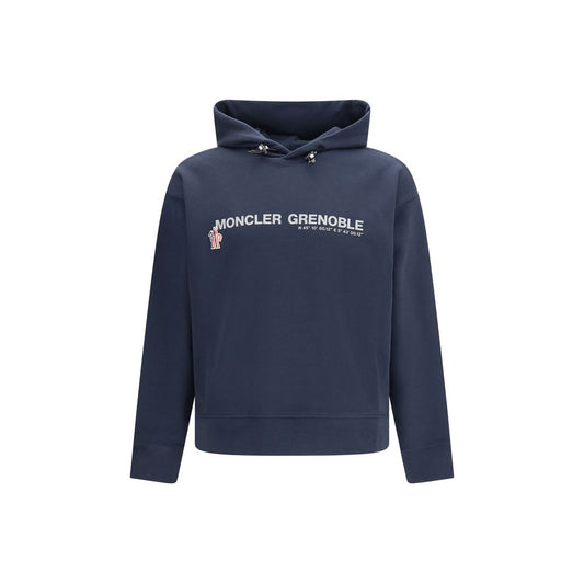 Moncler Grenoble Blue Cotton Sweatshirt