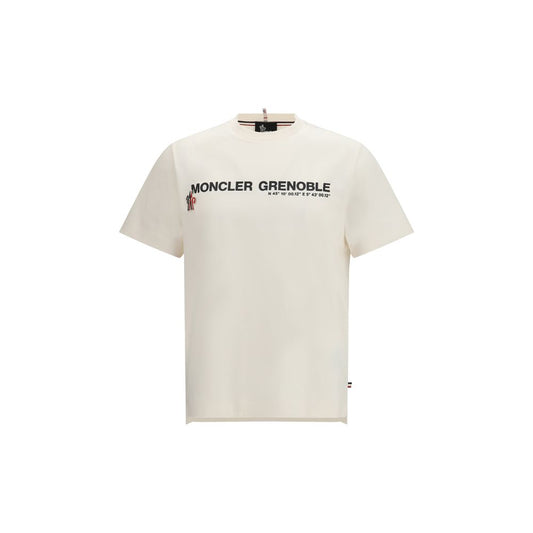 Moncler Grenoble White Cotton T-Shirt