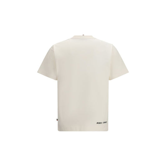 Moncler Grenoble White Cotton T-Shirt