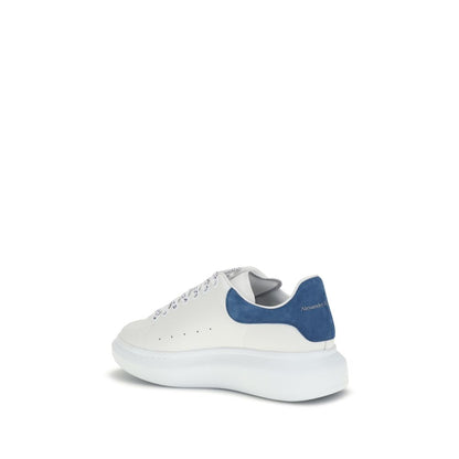 Alexander McQueen White Calf Leather Bos Taurus Platform Sneakers