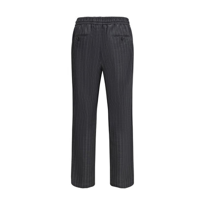 Dolce & Gabbana Gray Wool Oves Aries Casual Pants
