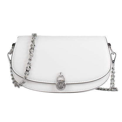 Michael Kors White Leather Shoulder Bag