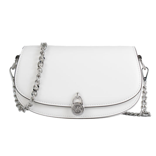 Michael Kors White Leather Shoulder Bag