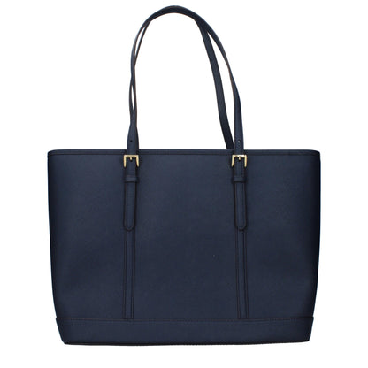 Michael Kors Blue Leather Shoulder Bag