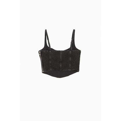Patrizia Pepe Bicolor Cotton Tank Tops