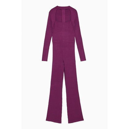 Patrizia Pepe Purple Viscose Jumpsuit