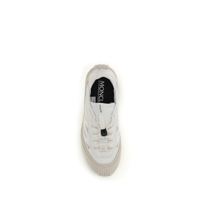 Moncler White Polyester Athletic Sneakers