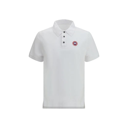 Canada Goose White Cotton Polo Shirt