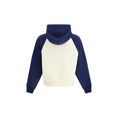 Ami Paris Blue Cotton Sweatshirt