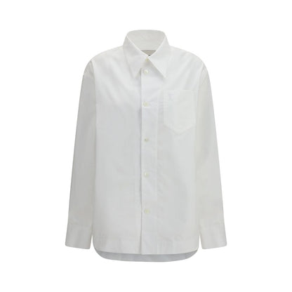 Ami Paris White Cotton Dress Shirt