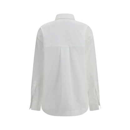 Ami Paris White Cotton Dress Shirt