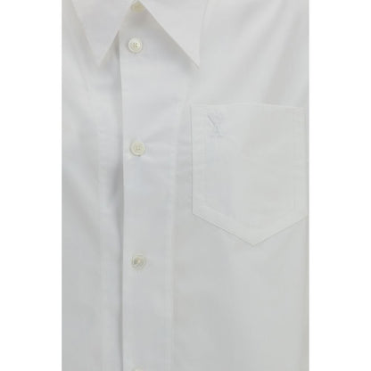 Ami Paris White Cotton Dress Shirt