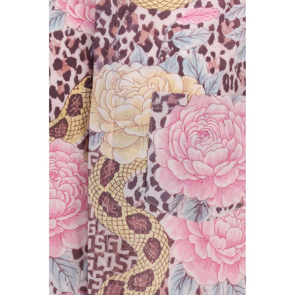 GCDS Multicolor Polyester Shirt