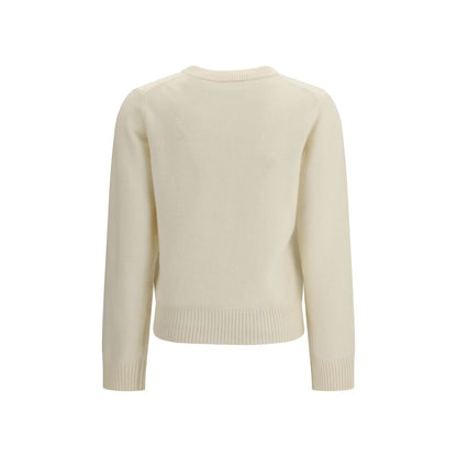 Ganni Beige Wool Oves Aries Sweatshirt