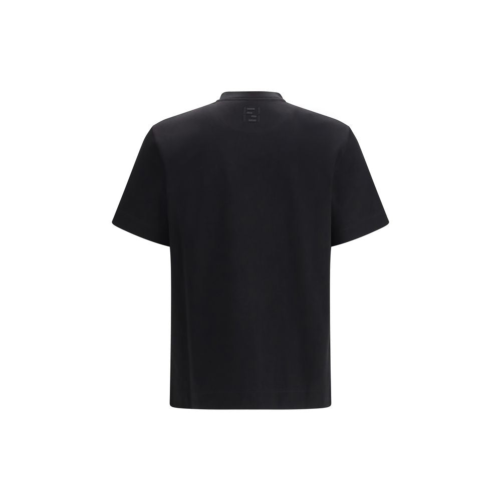 Fendi Black Cotton T-Shirt