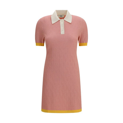 Fendi Multicolor Polyamide Casual Dress