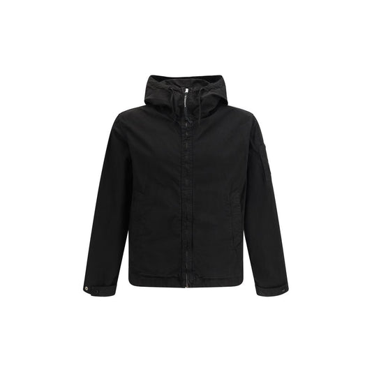 C.P. Company Black Polyester Shell Jacket