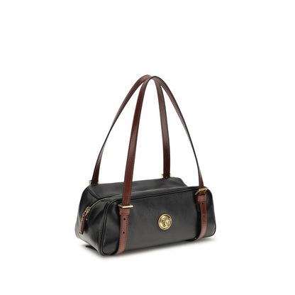 Versace Black Lamb Ovis Aries Aries Shoulder Bag
