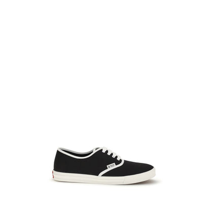 Prada Black Cotton Athletic Sneakers