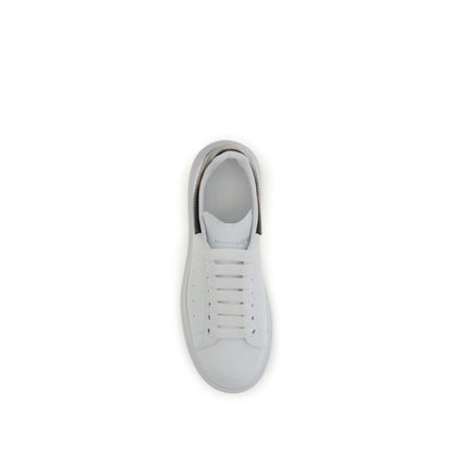Alexander McQueen White Calf Leather Bos Taurus Chunky Sneakers