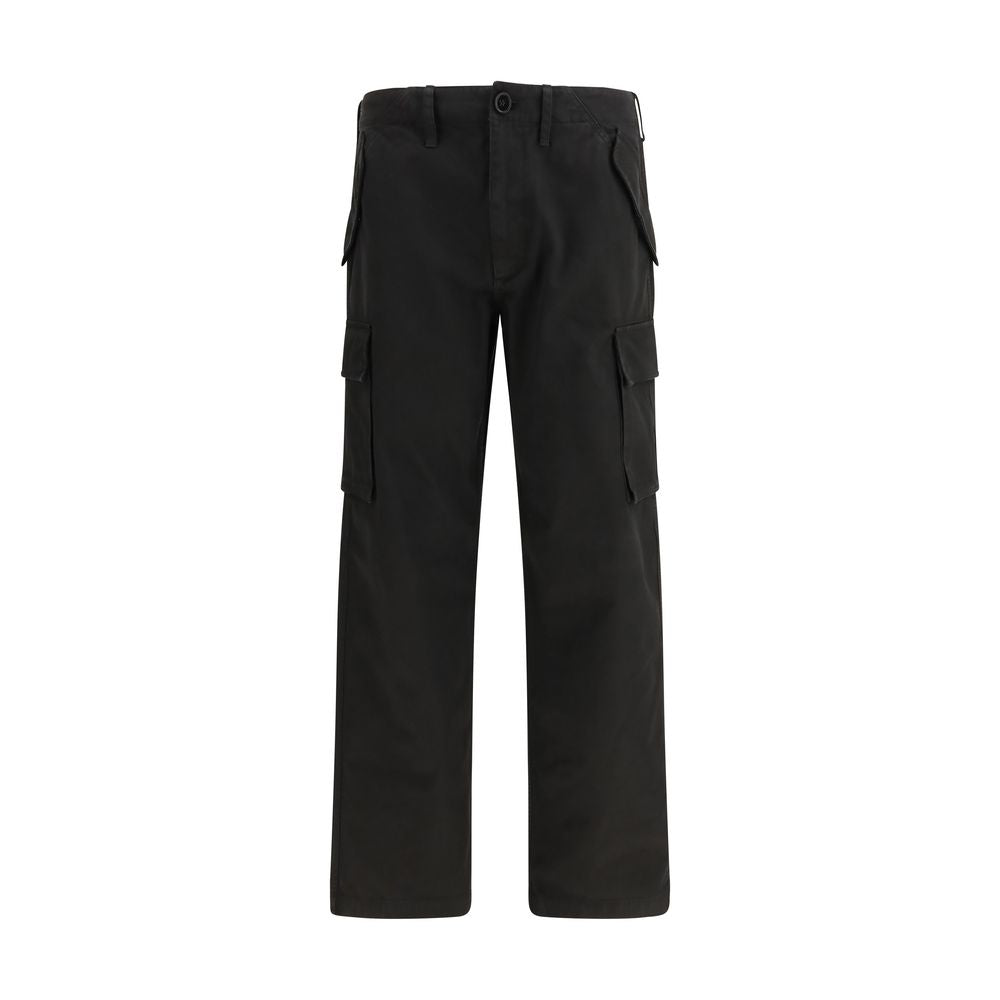 Burberry Black Cotton Cargo Pants