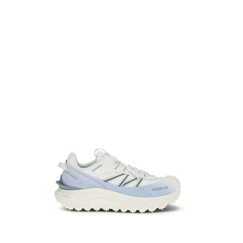 Moncler Blue Polyamide Athletic Sneakers