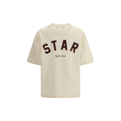 Golden Goose Beige Cotton T-Shirt