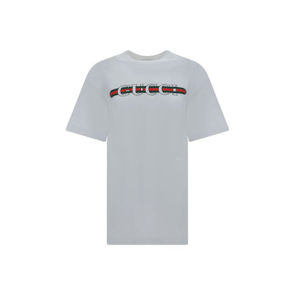 Gucci White Cotton T-Shirt