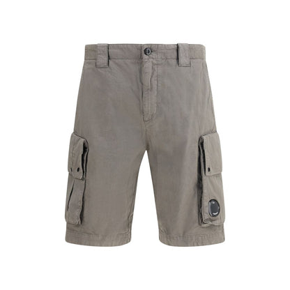 C.P. Company Gray Cotton Bermuda Shorts