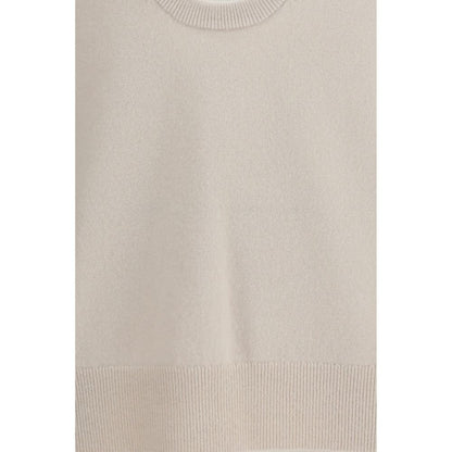 Extreme Cashmere Beige Cashmere Sleeveles Sweater