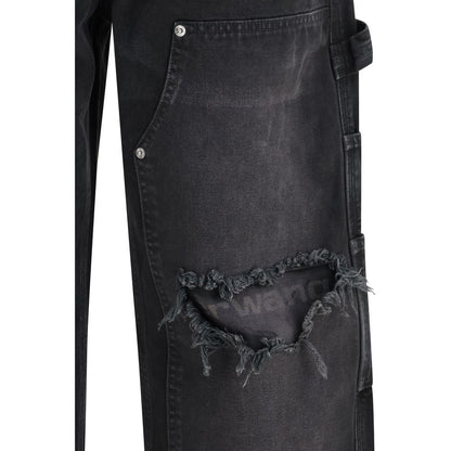 Alexander Wang Black Cotton Cargo Pants