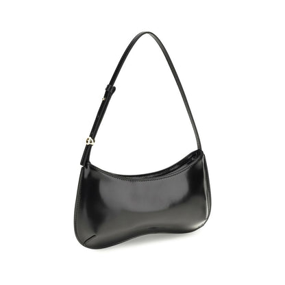 Jacquemus Black Calf Leather Bos Taurus Shoulder Bag