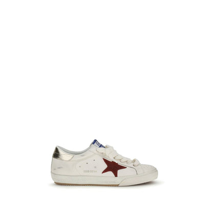 Golden Goose White Calf Leather Bos Taurus Low Top Sneakers