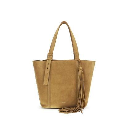 Golden Goose Beige Calf Leather Bos Taurus Shoulder Bag