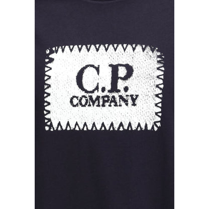 C.P. Company Blue Cotton T-Shirt