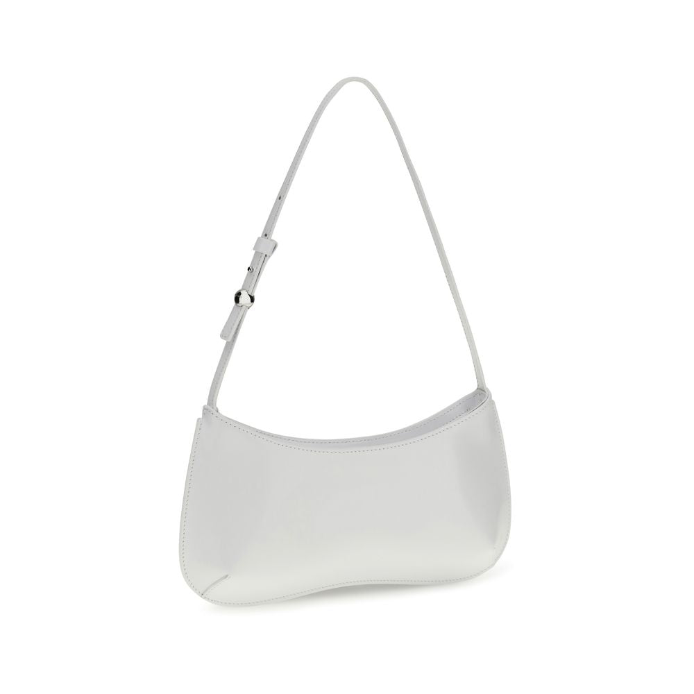 Jacquemus White Calf Leather Bos Taurus Shoulder Bag