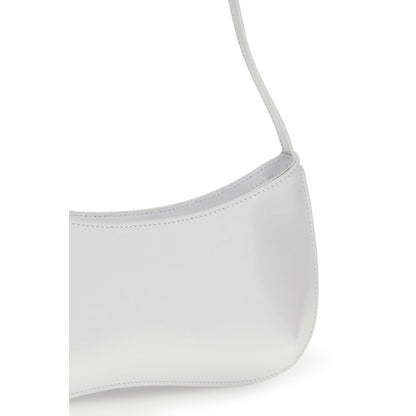Jacquemus White Calf Leather Bos Taurus Shoulder Bag