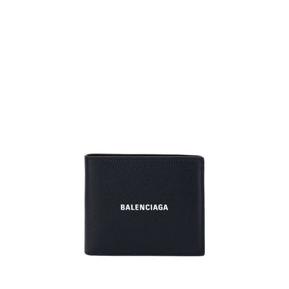 Balenciaga Black Calf Leather Bos Taurus Wallet