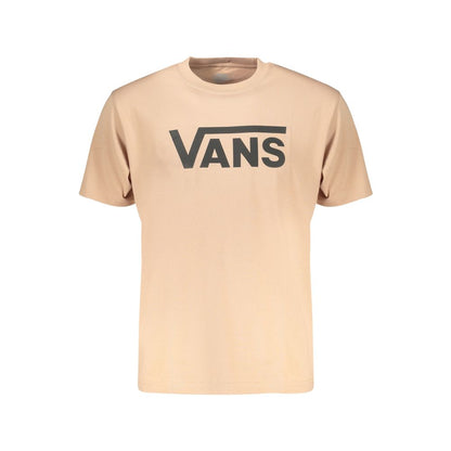 Vans Marrone Cotton Men T-Shirt