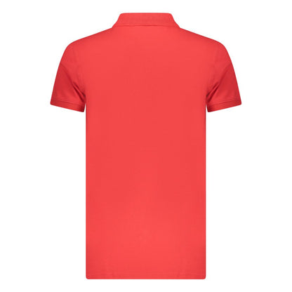 Iceberg Rosso Cotton Mens Polo Shirt