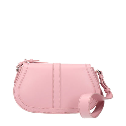 Versace Pink Leather Shoulder Bag