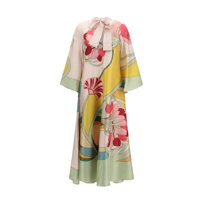 La Double J Multicolor Silk Casual Dress
